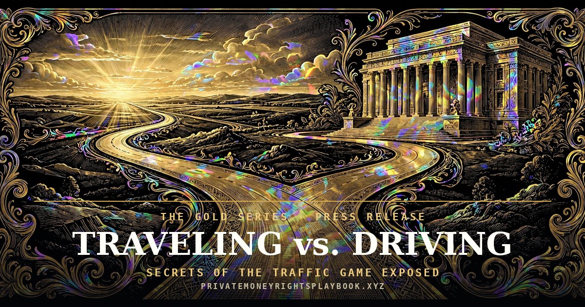 Traveling vs. Driving — The Gold Series holographic cover art